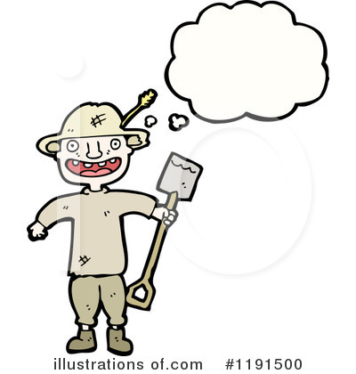 Royalty-Free (RF) Digging Clipart Illustration by lineartestpilot - Stock Sample #1191500