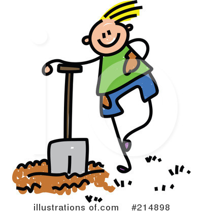 Royalty-Free (RF) Digging Clipart Illustration by Prawny - Stock Sample #214898