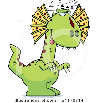 Royalty-Free (RF) Dilophosaurus Clipart Illustration by Cory Thoman - Stock Sample #1170714