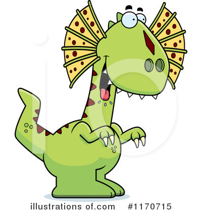 Royalty-Free (RF) Dilophosaurus Clipart Illustration by Cory Thoman - Stock Sample #1170715