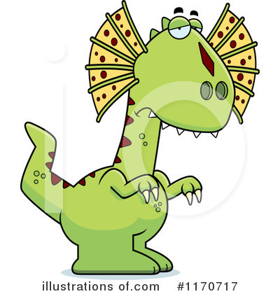 Royalty-Free (RF) Dilophosaurus Clipart Illustration by Cory Thoman - Stock Sample #1170717