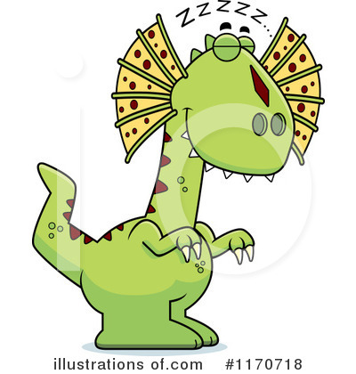 Royalty-Free (RF) Dilophosaurus Clipart Illustration by Cory Thoman - Stock Sample #1170718