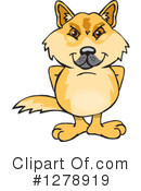 Dingo Clipart #1278919 by Dennis Holmes Designs