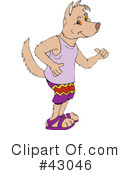 Dingo Clipart #43046 by Dennis Holmes Designs