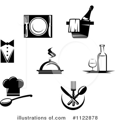 Royalty-Free (RF) Dining Clipart Illustration by Vector Tradition SM - Stock Sample #1122878