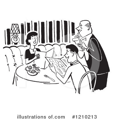 Royalty-Free (RF) Dining Clipart Illustration by Picsburg - Stock Sample #1210213