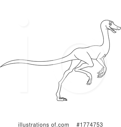 Royalty-Free (RF) Dino Clipart Illustration by Hit Toon - Stock Sample #1774753