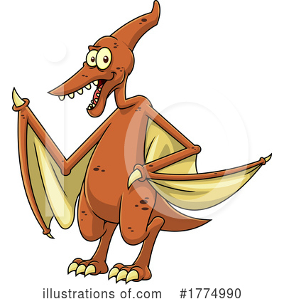 Royalty-Free (RF) Dino Clipart Illustration by Hit Toon - Stock Sample #1774990