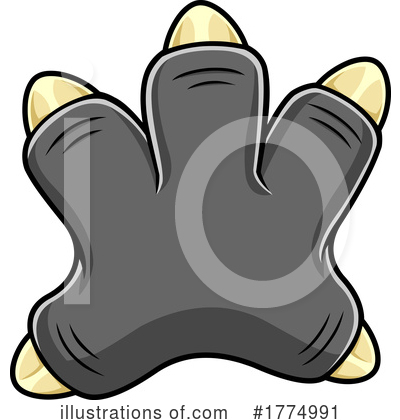 Royalty-Free (RF) Dino Clipart Illustration by Hit Toon - Stock Sample #1774991