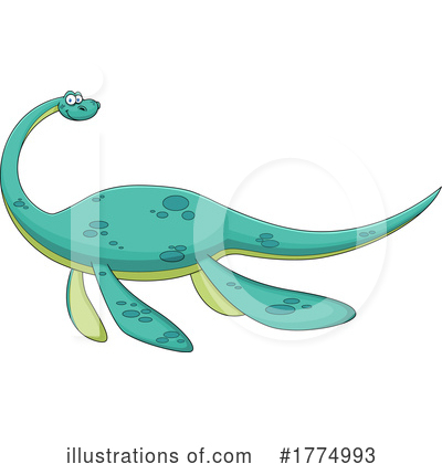Plesiosaur Clipart #1774993 by Hit Toon