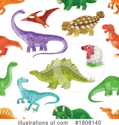 Dinosaur Clipart #1808140 by Vector Tradition SM
