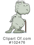 Dinosaur Clipart #102476 by Cory Thoman