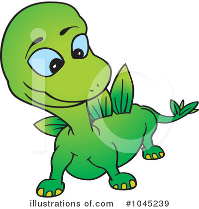 Royalty-Free (RF) Dinosaur Clipart Illustration by dero - Stock Sample #1045239