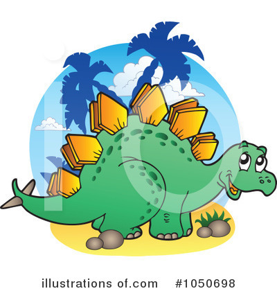 Royalty-Free (RF) Dinosaur Clipart Illustration by visekart - Stock Sample #1050698