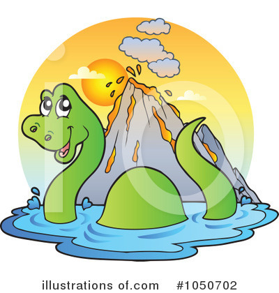 Royalty-Free (RF) Dinosaur Clipart Illustration by visekart - Stock Sample #1050702