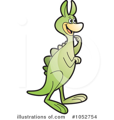 Royalty-Free (RF) Dinosaur Clipart Illustration by Lal Perera - Stock Sample #1052754