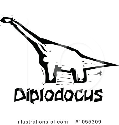 Royalty-Free (RF) Dinosaur Clipart Illustration by xunantunich - Stock Sample #1055309