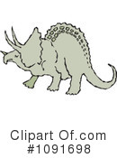 Dinosaur Clipart #1091698 by Steve Klinkel