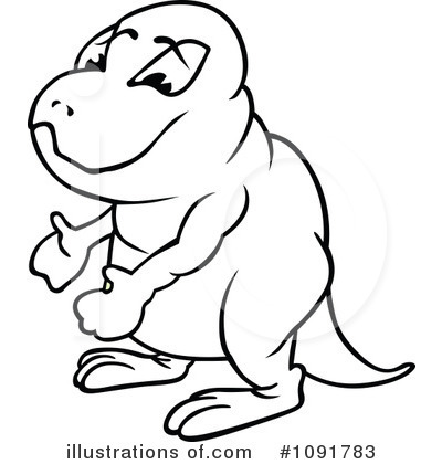 Royalty-Free (RF) Dinosaur Clipart Illustration by dero - Stock Sample #1091783