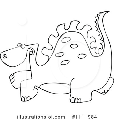 Royalty-Free (RF) Dinosaur Clipart Illustration by djart - Stock Sample #1111984