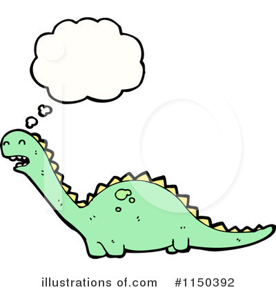 Royalty-Free (RF) Dinosaur Clipart Illustration by lineartestpilot - Stock Sample #1150392