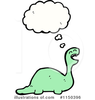 Royalty-Free (RF) Dinosaur Clipart Illustration by lineartestpilot - Stock Sample #1150396