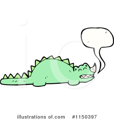 Royalty-Free (RF) Dinosaur Clipart Illustration by lineartestpilot - Stock Sample #1150397