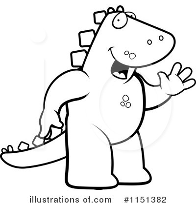 Royalty-Free (RF) Dinosaur Clipart Illustration by Cory Thoman - Stock Sample #1151382