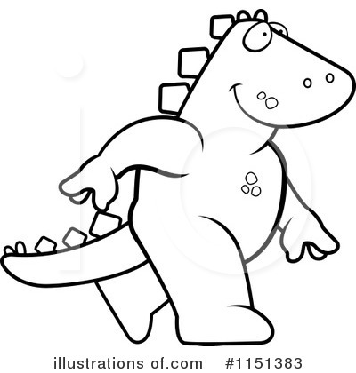 Royalty-Free (RF) Dinosaur Clipart Illustration by Cory Thoman - Stock Sample #1151383