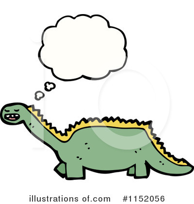 Royalty-Free (RF) Dinosaur Clipart Illustration by lineartestpilot - Stock Sample #1152056