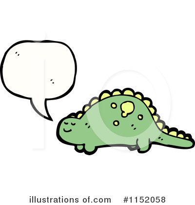 Royalty-Free (RF) Dinosaur Clipart Illustration by lineartestpilot - Stock Sample #1152058
