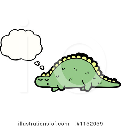 Royalty-Free (RF) Dinosaur Clipart Illustration by lineartestpilot - Stock Sample #1152059