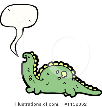 Royalty-Free (RF) Dinosaur Clipart Illustration by lineartestpilot - Stock Sample #1152062