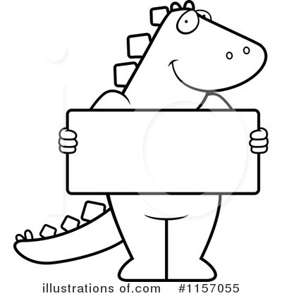 Royalty-Free (RF) Dinosaur Clipart Illustration by Cory Thoman - Stock Sample #1157055