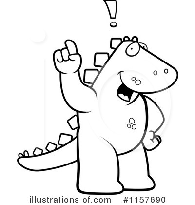 Royalty-Free (RF) Dinosaur Clipart Illustration by Cory Thoman - Stock Sample #1157690