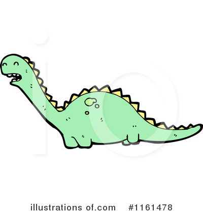 Royalty-Free (RF) Dinosaur Clipart Illustration by lineartestpilot - Stock Sample #1161478