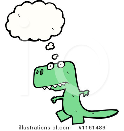 Royalty-Free (RF) Dinosaur Clipart Illustration by lineartestpilot - Stock Sample #1161486