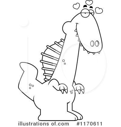Royalty-Free (RF) Dinosaur Clipart Illustration by Cory Thoman - Stock Sample #1170611