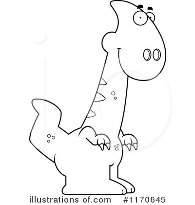 Parasaurolophus Clipart #1170645 by Cory Thoman