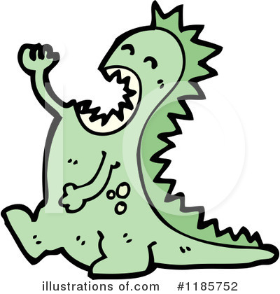 Royalty-Free (RF) Dinosaur Clipart Illustration by lineartestpilot - Stock Sample #1185752