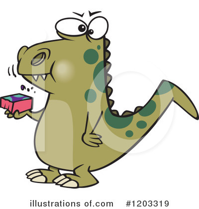 Dino Clipart #1203319 by toonaday