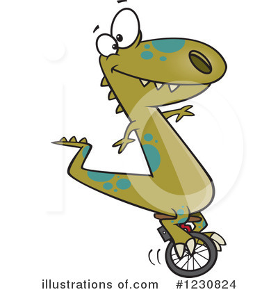 Dino Clipart #1230824 by toonaday