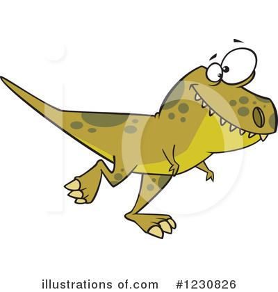 Dino Clipart #1230826 by toonaday
