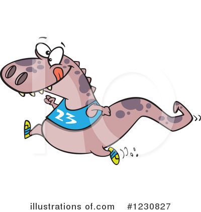 Jogging Clipart #1230827 by toonaday