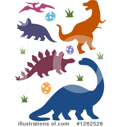 Royalty-Free (RF) Dinosaur Clipart Illustration by BNP Design Studio - Stock Sample #1262526