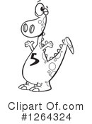 Dinosaur Clipart #1264324 by toonaday