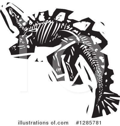 Royalty-Free (RF) Dinosaur Clipart Illustration by xunantunich - Stock Sample #1285781