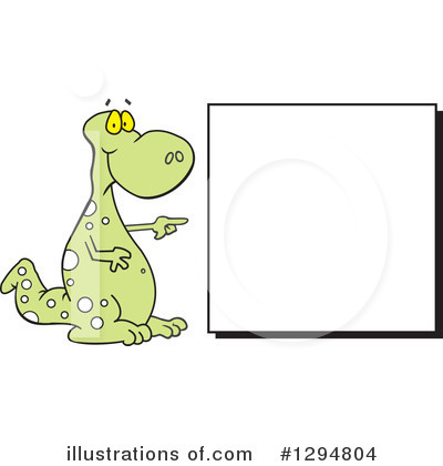 Royalty-Free (RF) Dinosaur Clipart Illustration by Johnny Sajem - Stock Sample #1294804
