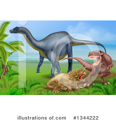 Tyrannosaurus Rex Clipart #1344222 by AtStockIllustration