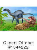 Dinosaur Clipart #1344222 by AtStockIllustration